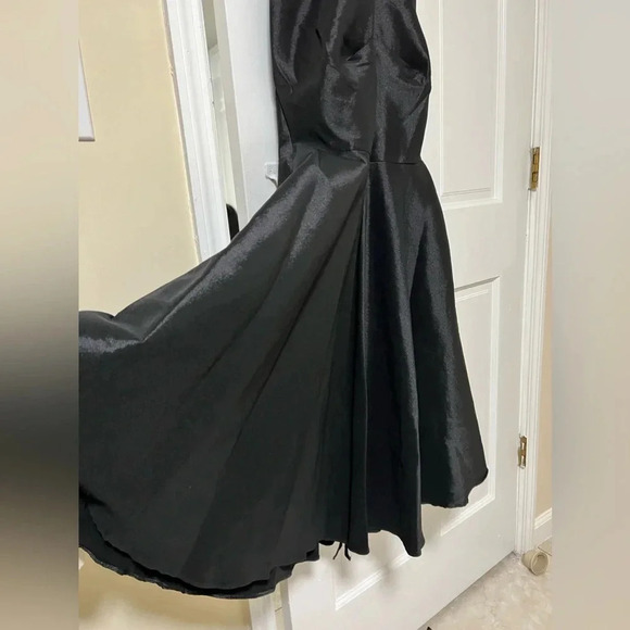 Asymmetric Slit Front Wedding Evening Party Maxi Dress Size XS - Picture 5 of 12